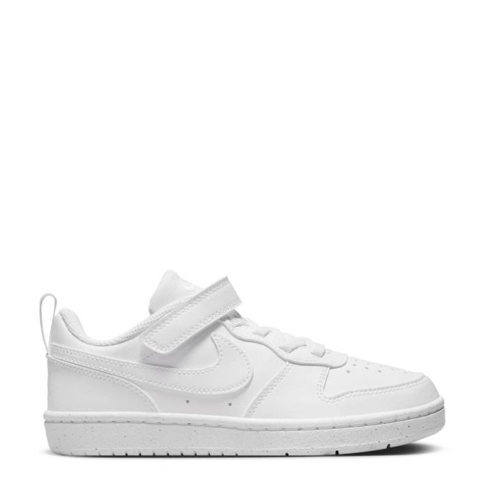 ナイキ Nike 【 Court Borough Low Recraft Kids White/White/White 】 コート ジュニア キッズ 白色 ホワイト｜スニケス