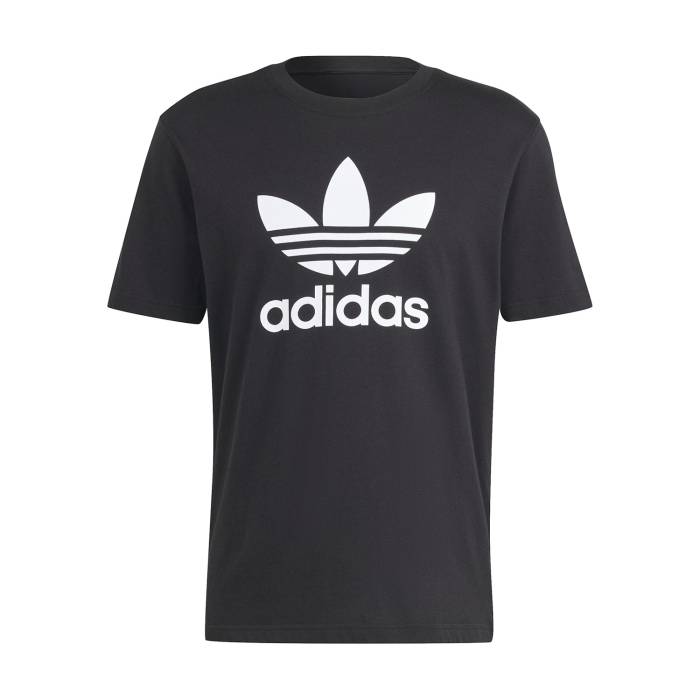 アディダス Adidas 【 Trefoil Tee Mens Black 】 トレフォイル プルオーバー メンズ 黒いこと 黒いこと