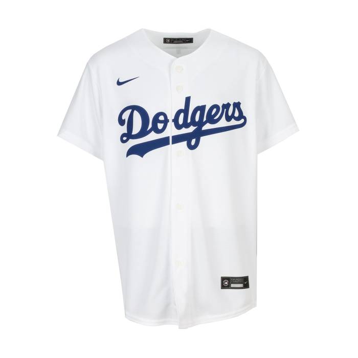 ナイキ Nike 【 Dodgers Replica Home Jersey Youth White 】 ドジャース ティーシャツ お坊っちゃん キッズ 白いこと 白いこと