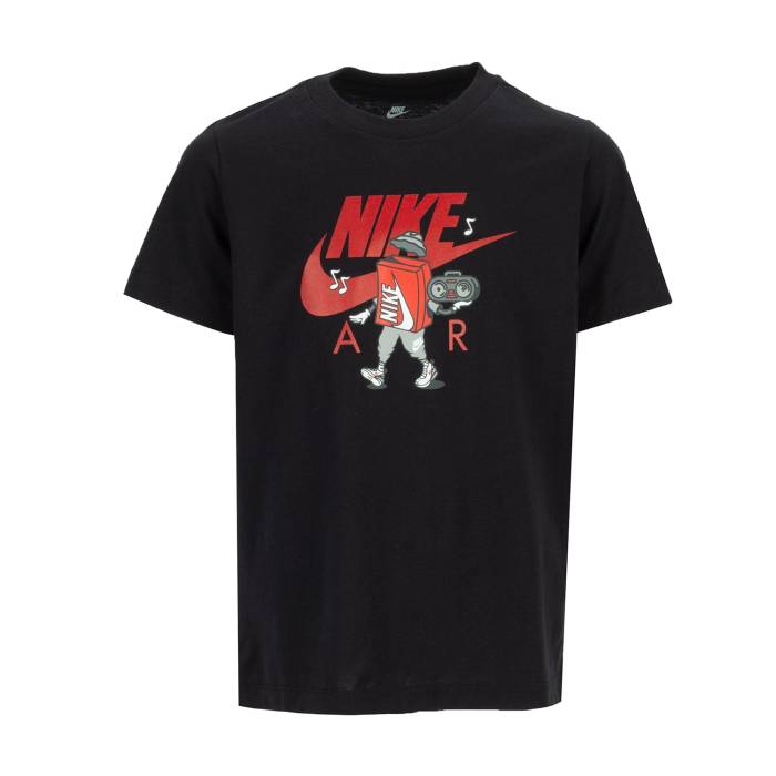 ナイキ Nike 【 Boxy Playlist Tee Youth Black 】 Tシャツ ジュニア キッズ 黒色 ブラック