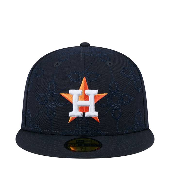 ニューエラ New Era 【 Astros Otc Pattern 5950 Unisex Otc/Aop Stitching 】 アストロズ ユニセックス