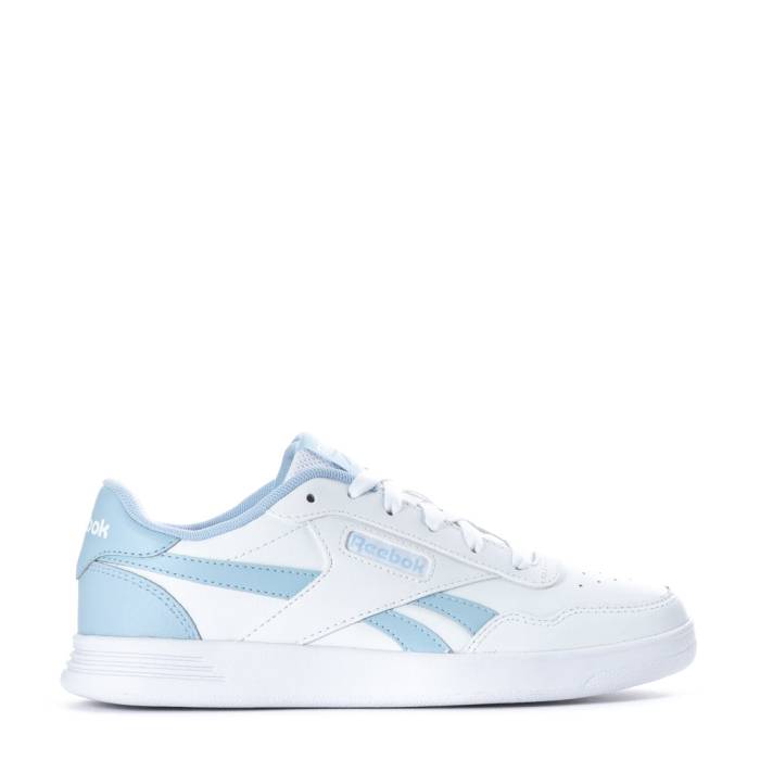 リーボック Reebok 【 Court Advance Womens White/Y2K Blue 】 厚地の外套 レディース 白いこと 白いこと 青み 青色