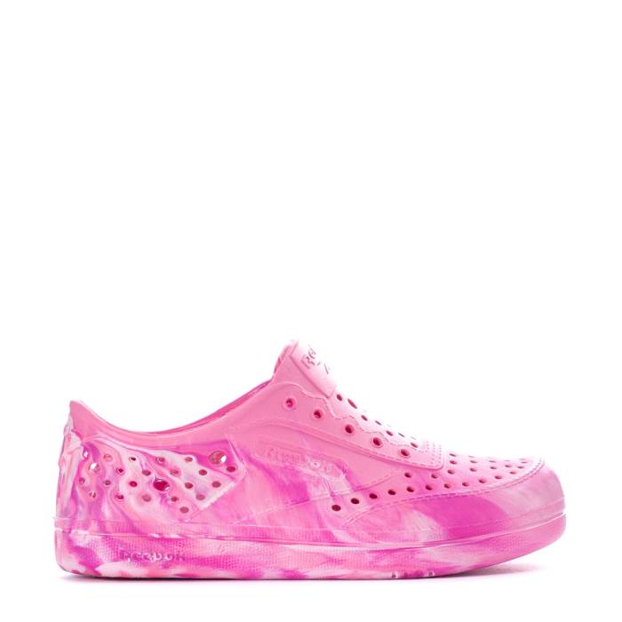 リーボック Reebok 【 Classic Mld Kids Marble/True Pink/Purple Rave/White 】 クラシック ジュニア キッズ pink ピンク Purple 紫・パープル 白色 ホワイト