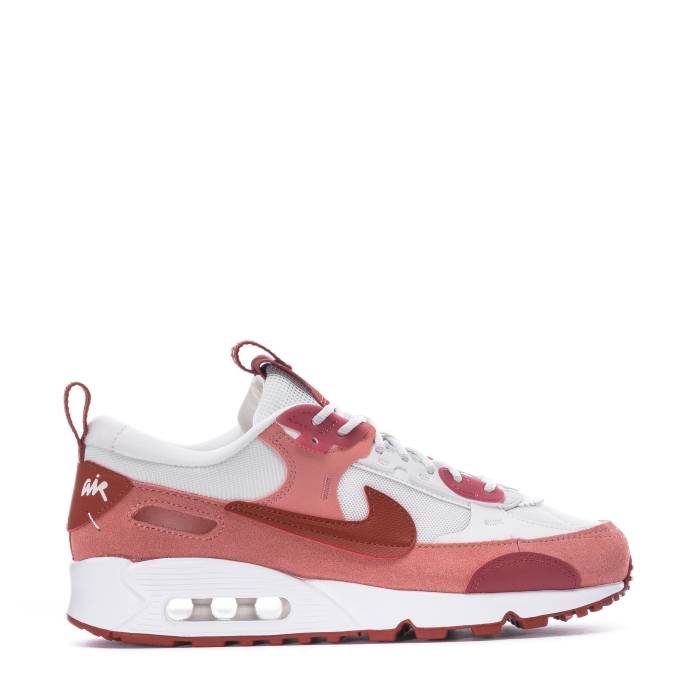 ナイキ Nike 【 Air Max 90 Futura Womens Red Stardust/Rugged Orange/Summit White 】 マックス レディース Red 赤・赤いこと orange 橙・オレンジ色 白いこと 白いこと