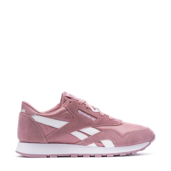 リーボック Reebok 【 Classic Nylon Youth Ashen Lilac/White/Silver 】 クラシック ナイロン ジュニア キッズ 白色 ホワイト Silver 銀色・シルバー