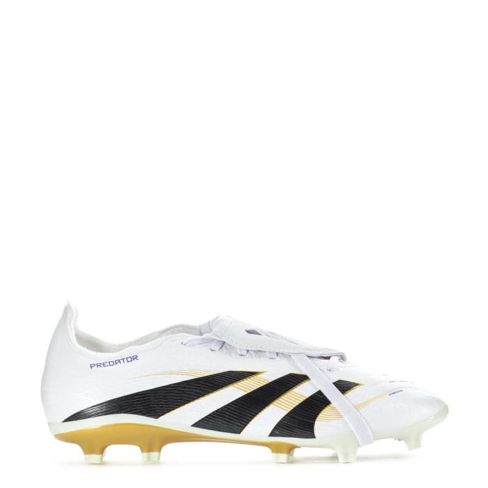 アディダス Adidas 【 Predator League Ft Fg/Mg Mens White/Black/Gold 】 プレデター メンズ 白色 ホワイト 黒色 ブラック ゴールド