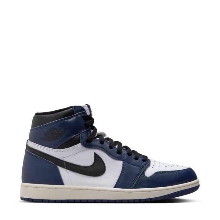 ナイキ ジョーダン Jordan 【 Retro 1 High Og Mens Midnight Navy/Black/White/Sail 】 レトロ ハイ メンズ 紺色 ネイビー 黒色 ブラック 白色 ホワイト｜スニケス