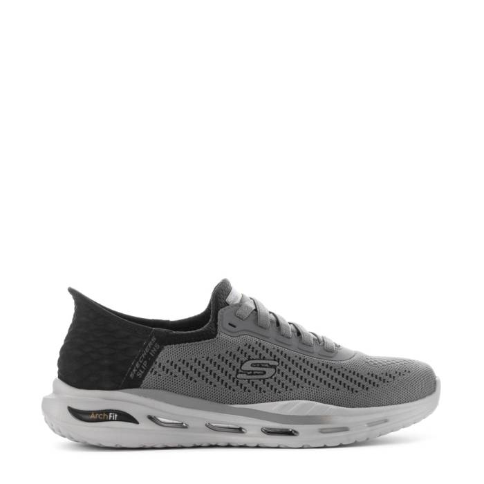 スケッチャーズ Skechers 【 Arch Fit Orvan Mens Grey/Black 】 メンズ 薄墨色 薄墨色 黒いこと 黒いこと