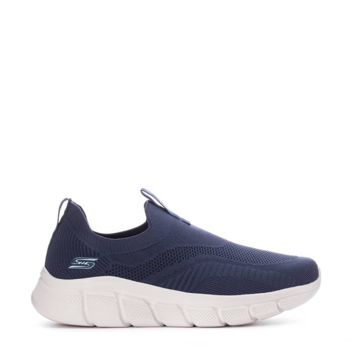 スケッチャーズ Skechers 【 Bobs Frigid Edge Slip On Wide Mens Navy 】 ボブズ メンズ 紺色 ネイビー