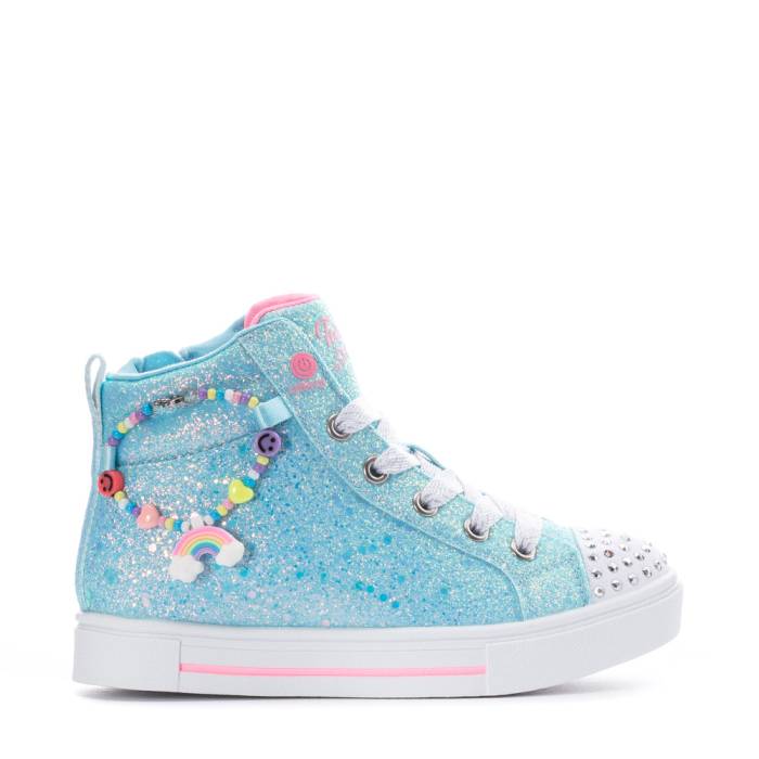 スケッチャーズ Skechers 【 Twinkle Sparks Kids (Charm Bestie)/Light Blue/White 】 ジュニア キッズ 青色 ブルー 白色 ホワイト