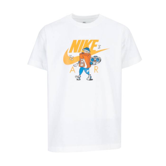 ナイキ Nike 【 Boxy Playlist Tee Youth White 】 Tシャツ ジュニア キッズ 白色 ホワイト