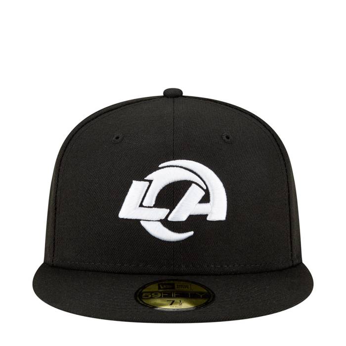 ニューエラ New Era 【 Rams Basic 5950 Unisex Black/White 】 ラムズ ユニセックス 黒色 ブラック 白色 ホワイト｜スニケス