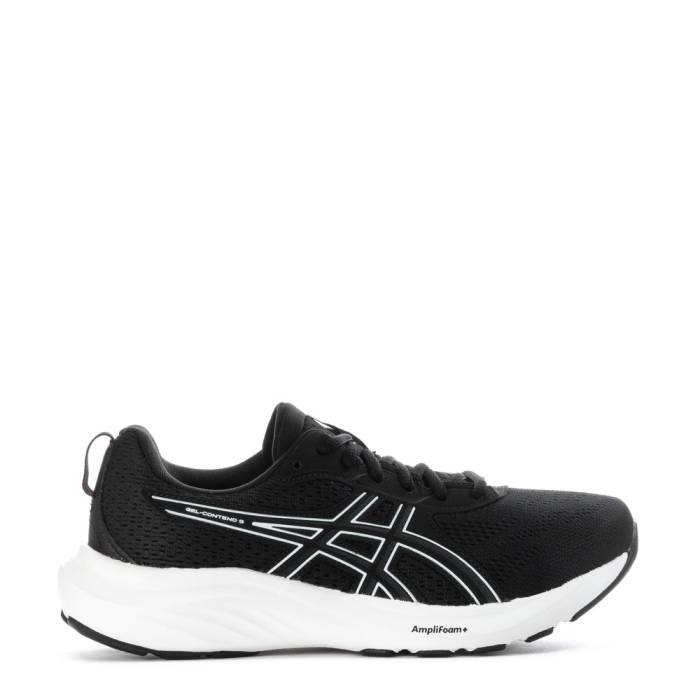 アシックス Asics 【 Gel Contend 9 Wide Womens Black/White 】 レディース 黒色 ブラック 白色 ホワイト