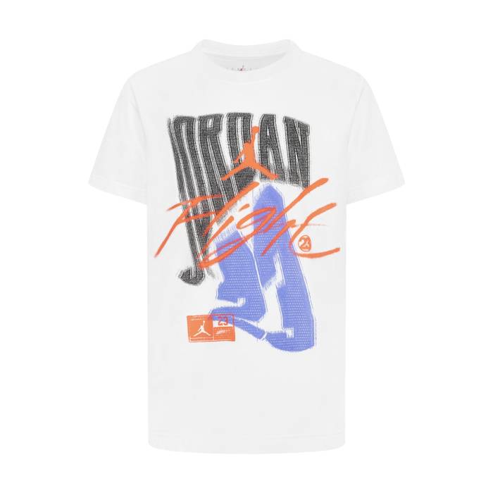 ナイキ ジョーダン Jordan 【 Fadeaway Flight Tee Youth White 】 Flight 飛行 プルオーバー 御坊っちゃん キッズ 白いこと 白いこと