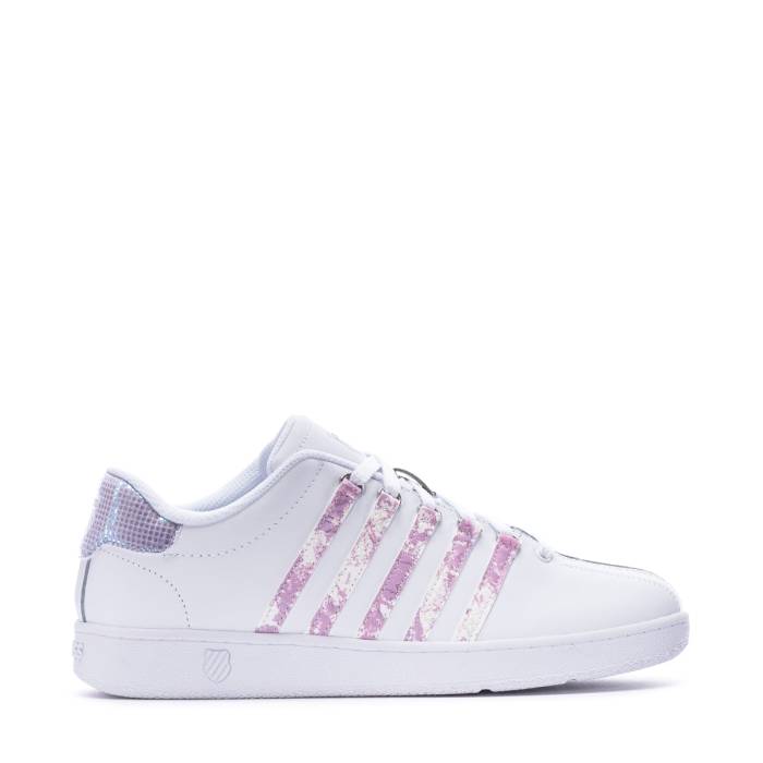 ケースイス K-Swiss 【 Classic Vn Youth White/Lilac Snow 】 クラシック ジュニア キッズ 白色 ホワイト