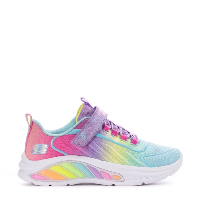 スケッチャーズ Skechers 【 Rainbow Cruiser Kids Lavender/Rainbow 】 虹色 レインボー ジュニア キッズ 虹色 レインボー|スニケス