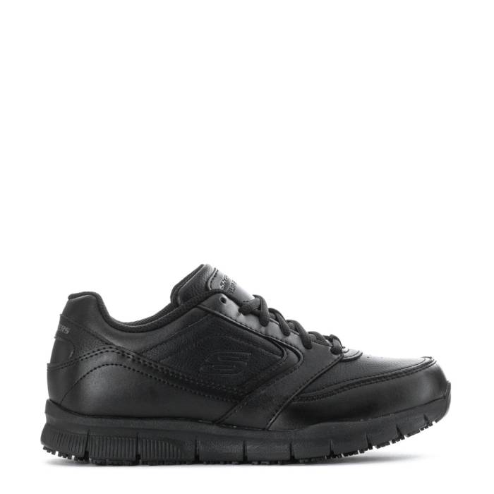 スケッチャーズ Skechers 【 Nampa Wyola Sr Wide Womens Black 】 レディース 黒色 ブラック｜スニケス