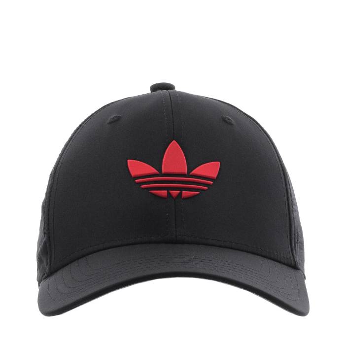 アディダス Adidas 【 Originals Beacon 5.0 Snapback Unisex Black/Red 】 オリジナルス Snapback スナップバック バッグ ユニセックス 黒色 ブラック Red 赤・レッド|スニケス