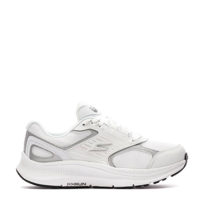 スケッチャーズ Skechers 【 Go Run Consistent Wide 2.0 Womens White/Silver 】 幽客 レディース 白いこと 白いこと Silver しろがね色・しろがね色