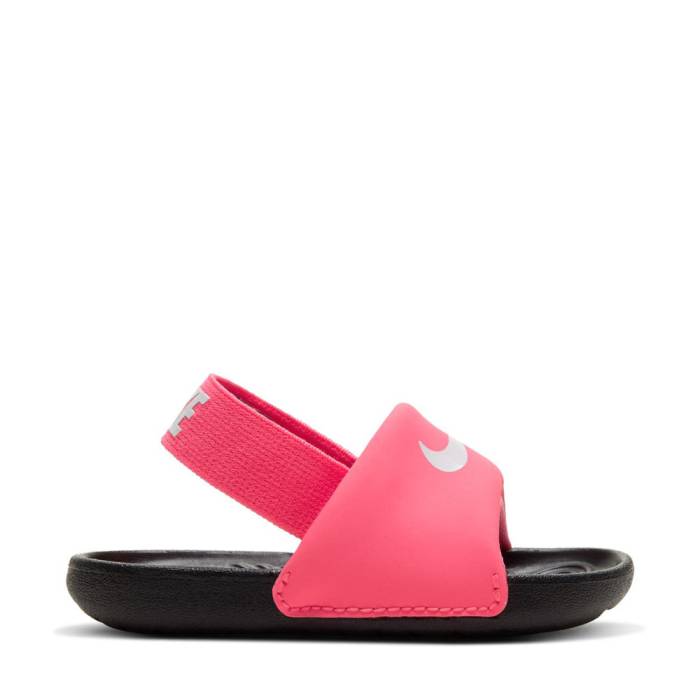 ナイキ Nike 【 Kawa Slide Toddler Digital Pink/Black/White 】 Slide サンダル ベビー pink ピンク 黒色 ブラック 白色 ホワイト
