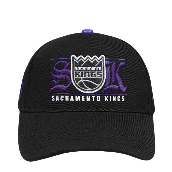 プロスタンダード Pro Standard 【 Sac Kings Loyalty Triple Front Pinch Front Snapback Unisex Black/Purple 】 Kings キングス Snapback スナップバック バッグ ユニセックス 黒色 ブラック Purple 紫・パープル