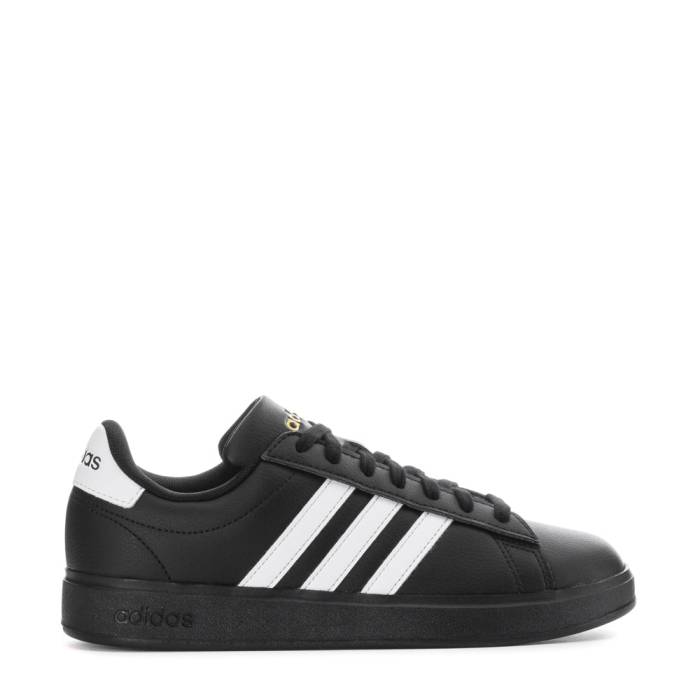 アディダス Adidas 【 Grand Court 2.0 Womens Black/White 】 地びた 厚地の外套 レディース 黒いこと 黒いこと 白いこと 白いこと