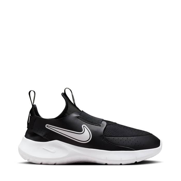 ナイキ Nike 【 Flex Runner 3 Youth Black/White 】 ジュニア キッズ 黒色 ブラック 白色 ホワイト｜スニケス