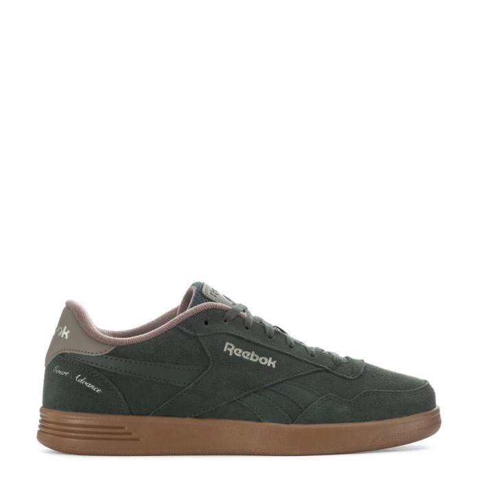 リーボック Reebok 【 Court Advance Mens Grit Green/Flint Grey/Gritty Grey 】 コート メンズ green 緑・グリーン 灰色 グレー