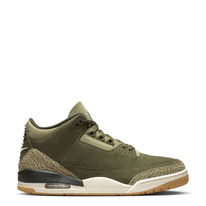 ナイキ ジョーダン Jordan 【 Retro 3 Mens Medium Olive/Sequoia/Neutral Olive/Sail 】 レトロ メンズ olive オリーブ