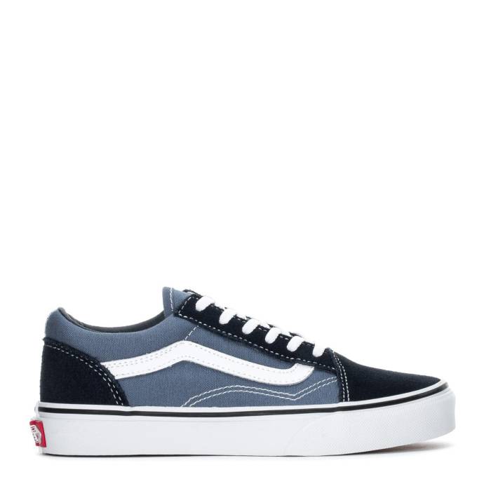 ヴァンズ Vans 【 Old Skool Kids Navy/White 】 オールドスクール ジュニア キッズ 紺色 ネイビー 白色 ホワイト