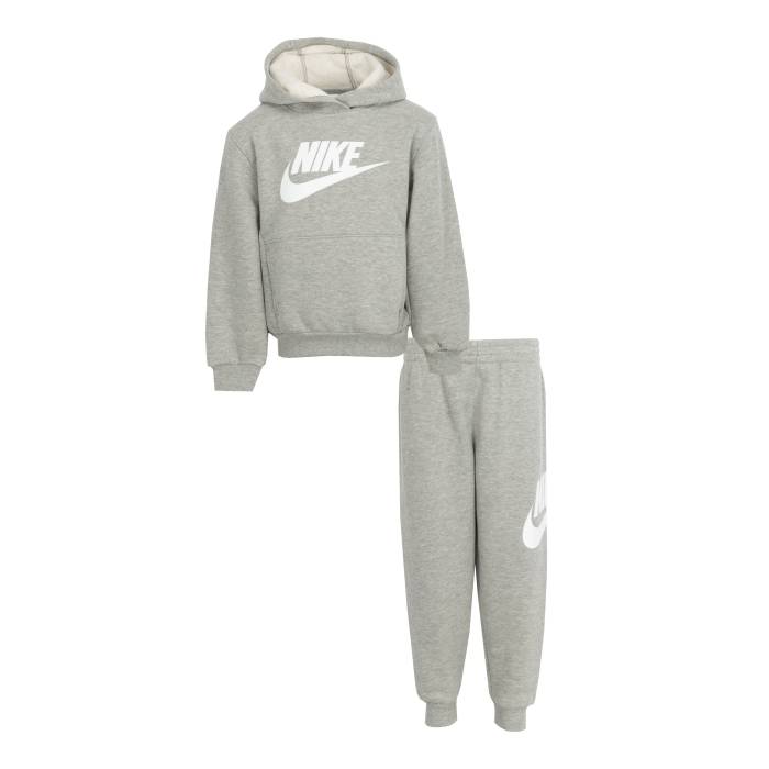 ナイキ Nike 【 Club Fleece Jogger Set Kids Dark Grey Heather 】 野球クラブ フリース ジョガーパンツ お坊っちゃん キッズ 薄墨色 薄墨色 heather ギョリュウモドキ