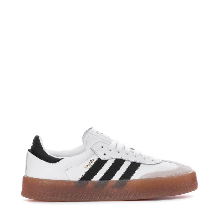 アディダス Adidas 【 Sambae Womens White/White/Black 】 レディース 白いこと 白いこと 黒いこと 黒いこと