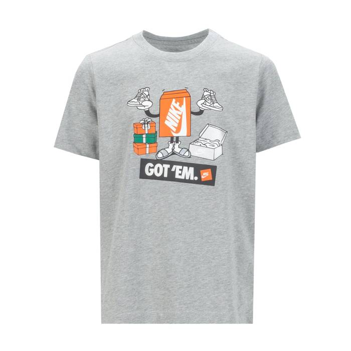 ナイキ Nike 【 Boxy Got Em Tee Youth Dark Grey Heather 】 プルオーバー 御坊っちゃん キッズ 薄墨色 薄墨色 heather ギョリュウモドキ