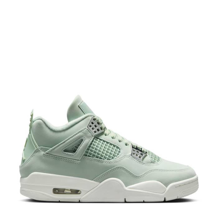ナイキ ジョーダン Jordan 【 Retro 4 Womens Seafoam/Sail/Metallic Silver 】 レトロ レディース Silver しろがね色・しろがね色