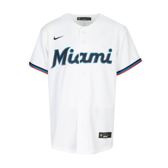 ナイキ Nike 【 Marlins Replica Home Jersey Youth White 】 マーリンズ ジャージ ジュニア キッズ 白色 ホワイト