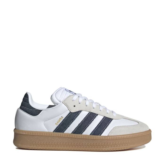 アディダス Adidas 【 Samba Xlg Mens (Denim) White/Night Indigo/White/Gum 】 サンバ メンズ 白いこと 白いこと ナイト爵 藍色・インディゴ
