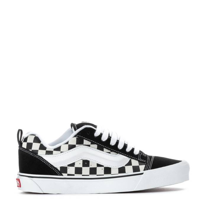 ヴァンズ Vans 【 Knu Skool Mens Checkerboard White/Black 】 メンズ 白色 ホワイト 黒色 ブラック