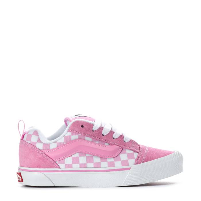 ヴァンズ Vans 【 Knu Skool Kids (Checkerboard)/Prism Pink/True White 】 ジュニア キッズ pink ピンク 白色 ホワイト