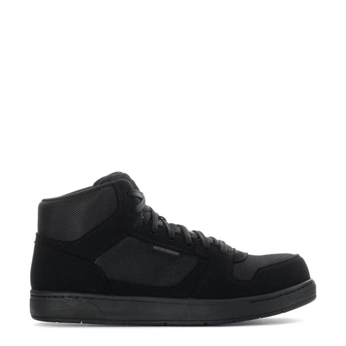 スケッチャーズ Skechers 【 Watab Shred Sheild Comp Toe Mens Black 】 メンズ 黒いこと 黒いこと