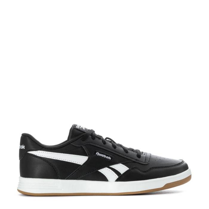 リーボック Reebok 【 Court Advance Youth Black/White/Gum 】 コート ジュニア キッズ 黒色 ブラック 白色 ホワイト
