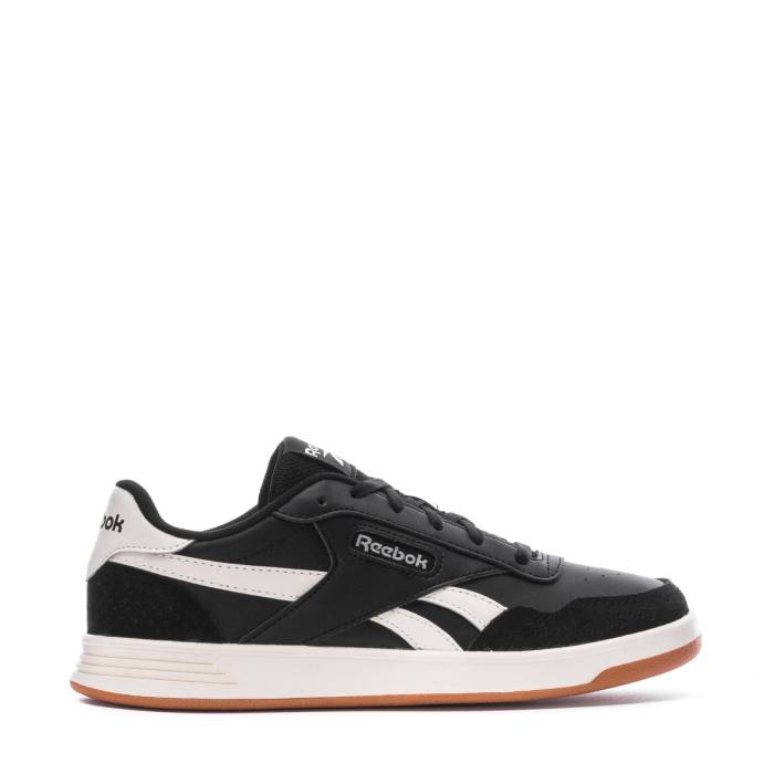 リーボック Reebok 【 Court Advance Womens Black/Chalk/Gum 】 厚地の外套 レディース 黒いこと 黒いこと