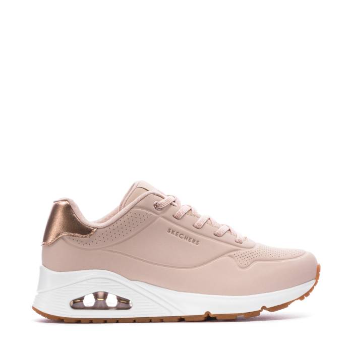 スケッチャーズ Skechers 【 Uno Wide Womens Natural 】 レディース ナチュラル