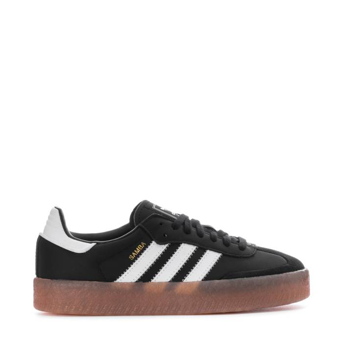 アディダス Adidas 【 Sambae Womens Black/Black/White 】 レディース 黒いこと 黒いこと 白いこと 白いこと