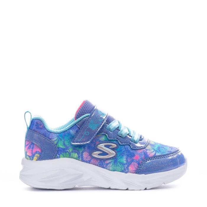 スケッチャーズ Skechers 【 Coastline Toddler Butterfly Dream Sparkle/Blue 】 ベビー ドリーム 青色 ブルー