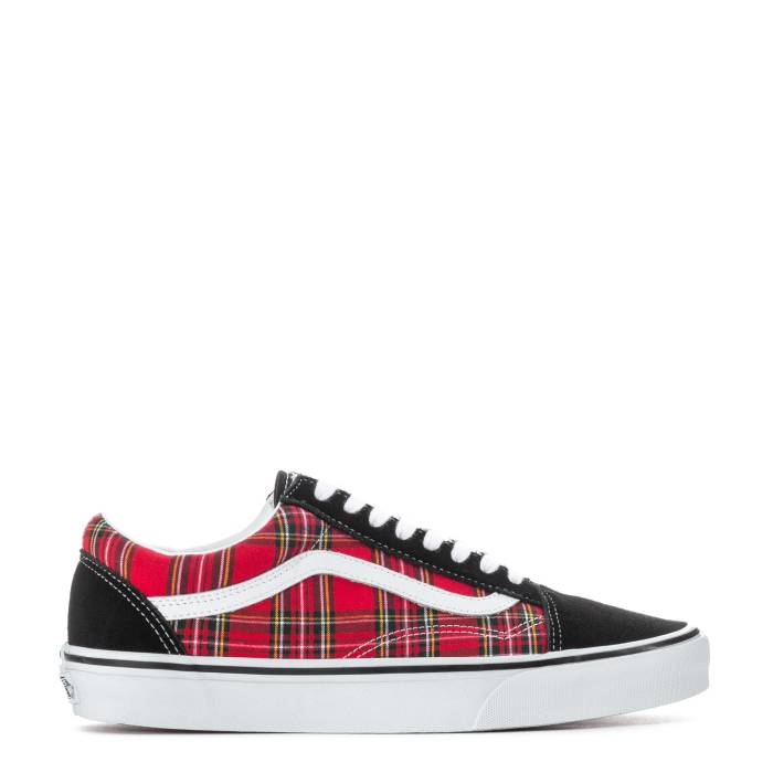 ヴァンズ Vans 【 Old Skool Mens Plaid Red/White 】 オールドスクール メンズ Red 赤・レッド 白色 ホワイト