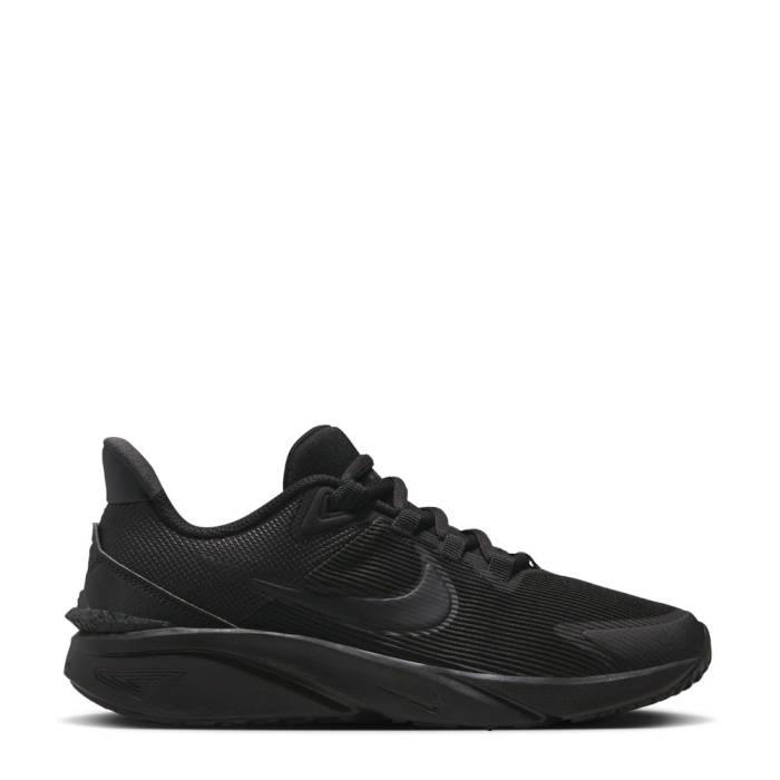 ナイキ Nike 【 Star Runner 4 Nn Youth Black/Black/Anthracite 】 ジュニア キッズ 黒色 ブラック