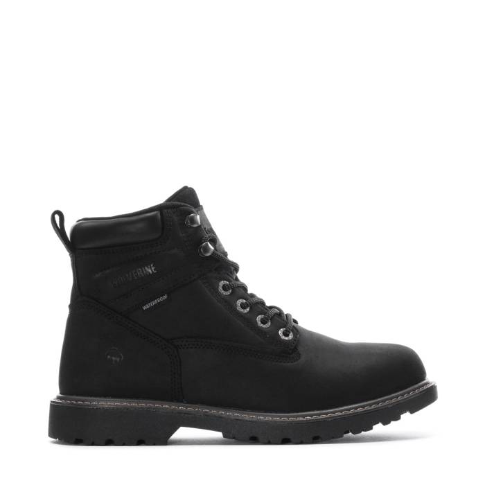 ウルヴァリン Wolverine 【 Floorhand 6\" Wp Mens Black 】 メンズ 黒いこと 黒いこと"