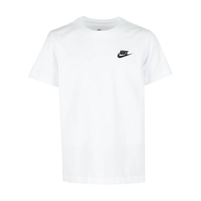 ナイキ Nike 【 Embroidered Futura Tee Youth White 】 プルオーバー 御坊っちゃん キッズ 白いこと 白いこと