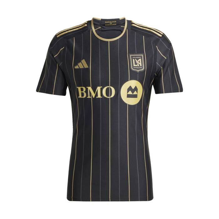 アディダス Adidas 【 Lafc 24/25 Replica Home Jersey Mens Black 】 ロサンゼルス ジャージ メンズ 黒色 ブラック