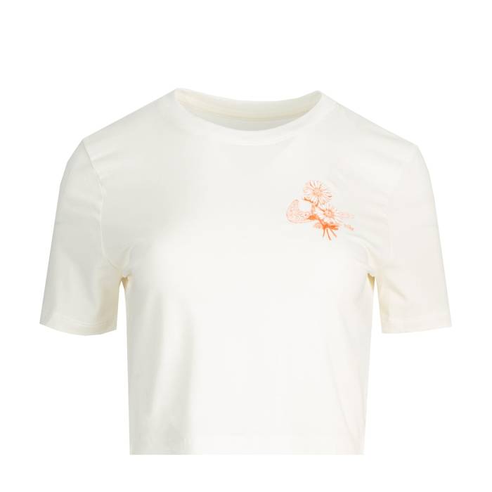 ナイキ Nike 【 Chill Knit Lace Tee Womens Sail 】 ニット Tシャツ レディース